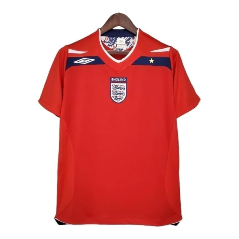 Camisa Retrô Inglaterra II 2008/2010 Masculina Umbro - Vermelha