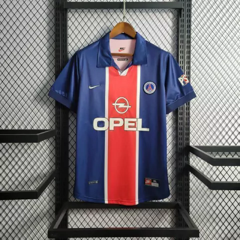 Camisa Retrô PSG 1998 Home Torcedor Nike - Azul