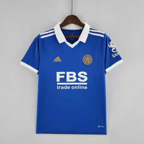 Camisa Leicester Home 22/23 Torcedor Adidas Masculina - Azul