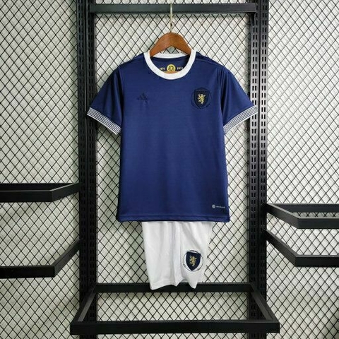 Kit Infantil Escócia Commemorative Edition 23/24 - Azul Escuro