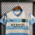 Kit-Infantil-Manchester-City-Comemorativa-22-23-Azul-Branco-Futebol-Camisa-Shorts-Meias-Uniforme-Time-Crianças-Torcedores-Esporte-Liga-Premier-Estádio-Jogadores-Emblema-Oficial