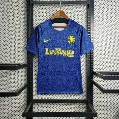 Camisa Inter de Milão Training 23/24 Torcedor Nike Masculina - Azul