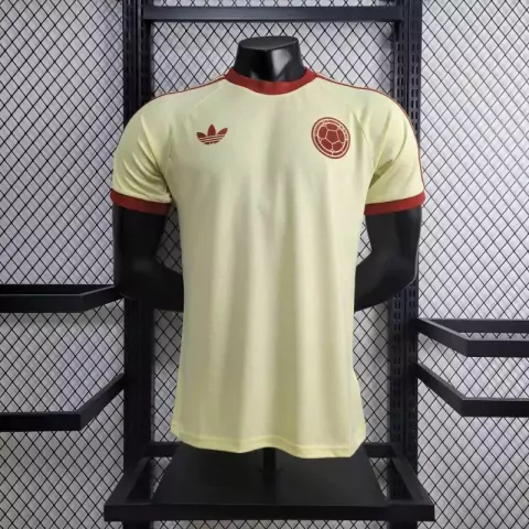 Camisa Colombia Home 24/25 Player Version Adidas - Bege