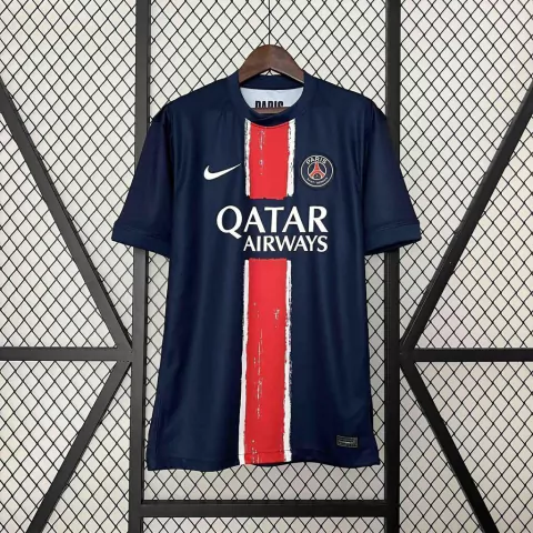 Camisa PSG Home 24/25 Torcedor Nike Masculino - Azul e Vermelho