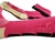Meias Antiderrapante Futebol Cano Alto - Rosa com Detalhes Preto e Branco