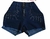 Short Feminino Jeans Escuro c/Lycra - comprar online