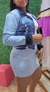 Jaqueta Jeans Gola e Punho peluciado