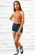 Short Feminino Jeans Escuro c/Lycra