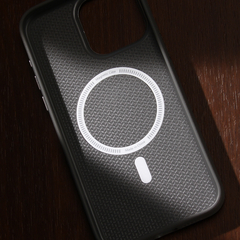 IPHONE 15 PRO MAX CUERO EXCLUSIVE GREY - LATOUR