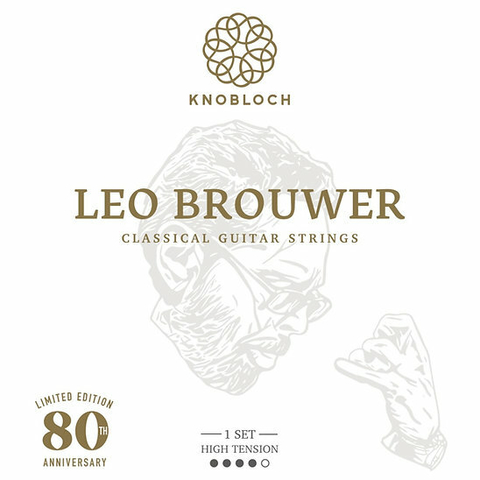 Set de cuerdas Knobloch Leo Brouwer At Nylon 500LB Tensión Alta