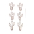 CLIPS METAL ROSE CACTOS C/6UN na internet