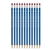 LAPIS PRETO C/ BORRACHA GRAFITE MAX AZUL 2HB - comprar online