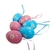 CASQUINHA OVO PLAST 6CM AZUL/ROSA PCT C 6UN - comprar online