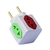 ADAPTADOR DE TOMADA 4 ENTRADAS COLORIDOS