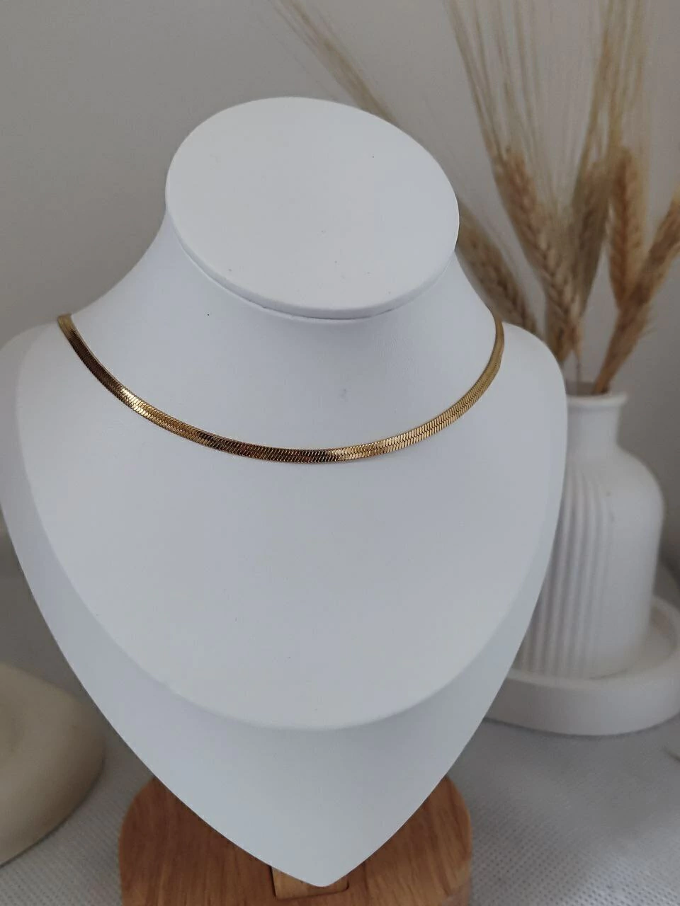 COLLAR SNAKE DORADO 40cm