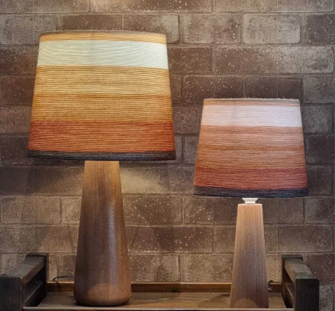 Abajur Kilim Noa Tons Terrosos - comprar online
