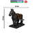 Animal Cavalo com sela em geral diversas cores de Blocos de Montar - loja online