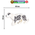 Animal Felinos em geral diversos modelos Tigre Puma Pantera de Blocos de Montar