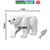 Animal Urso Pardo ou Polar de Blocos de montar na internet