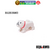 Animal Cachorro Bulldog branco de Blocos de Montar