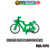 Bicicleta Verde utensílio cidade de Blocos de montar Classic na internet