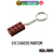 01x Chaveiro Marrom peça 4x2 de blocos de montar