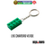 01x Chaveiro Verde peça 4x2 de blocos de montar