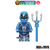 Kit 5x Mini Boneco custom Power Ranger Vermelho Amarelo Azul Verde Rosa Preto Power Rangers filme - hqsetoys