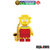 Mini Boneco custom Lisa com saxofone Os Simpsons filme tv desenho série