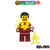 Mini Boneco Custom Kid Flash super heróis versão série tv HQS DC