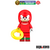 Mini Boneco custom Game Knuckles Sonic fime tv desenho série