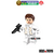 Mini Boneco Custom Leia Organa traje Hoth rebelde sw star wars