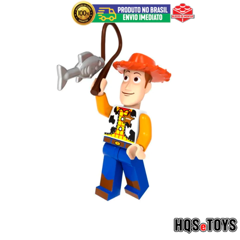 Mini Boneco custom Wood versão clássica Toy story filme tv desenho série