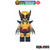 Mini Boneco Custom Wolverine versão Xmen 97 X-Men desenho série super heróis Marvel
