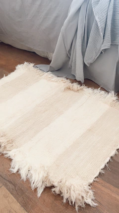Alfombra algodón rayada (100x60) en internet
