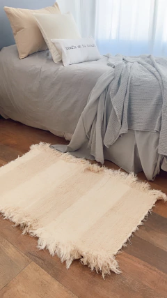 Alfombra algodón rayada (100x60) - comprar online
