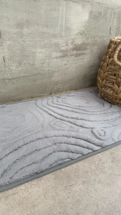 Alfombra Ondulada Gris (60 × 40)