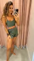 SHORTS LETÍCIA J VERDE FOLHA