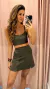 SAIA SHORTS KAREN J VERDE MILITAR
