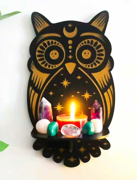 Altar Coruja Mística 21cm