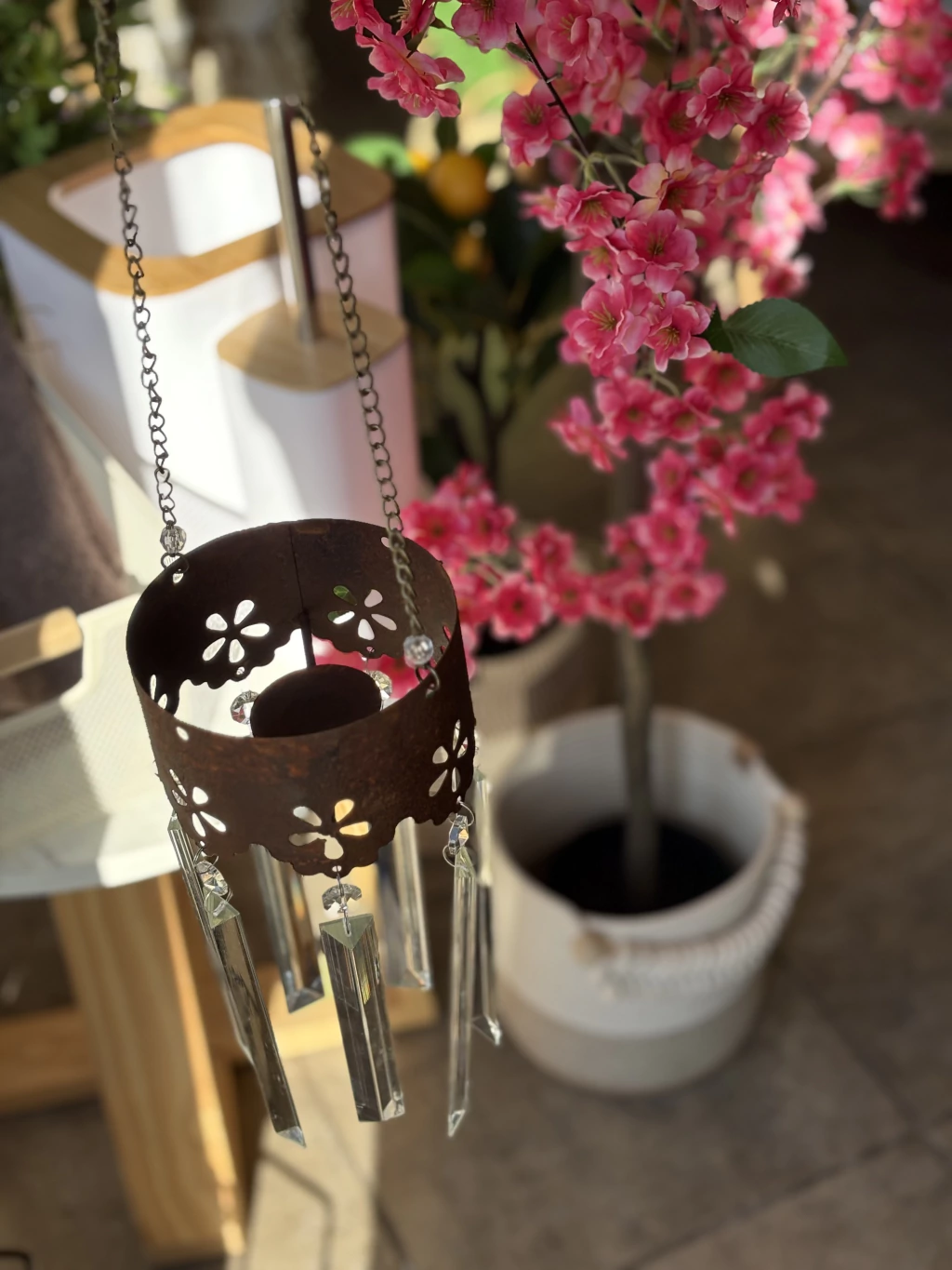 Fanal hierro y cristal