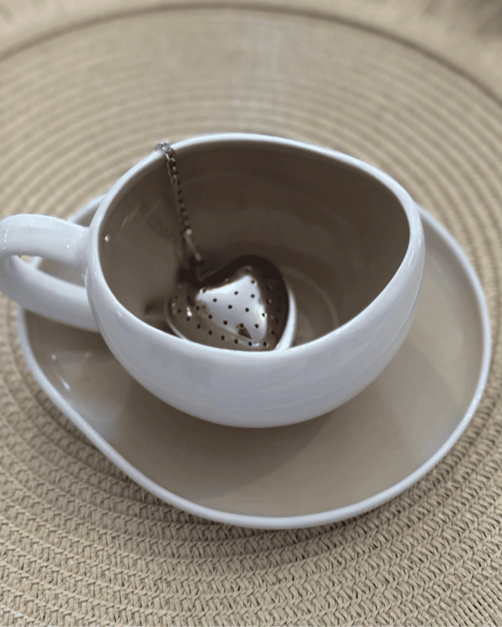 Infusor té corazón