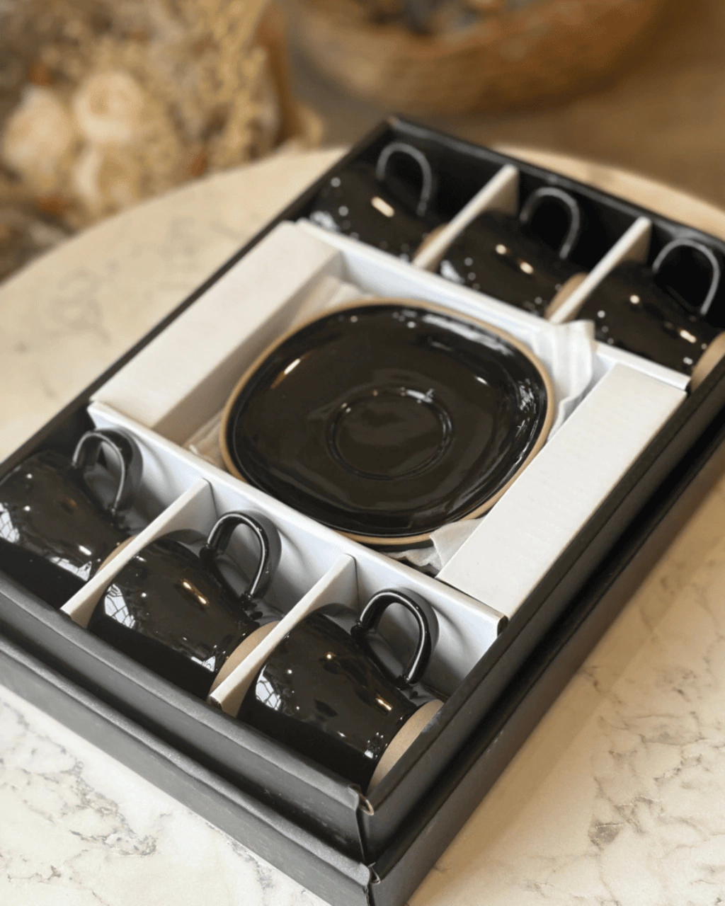 Set x6 tazas y platitos de café Budapest