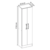 Imagem do Armário Multiuso 2 Portas NT4045 Branco - Notável