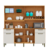 Armário de Cozinha Kit Cabernet Prime 100%MDF, Amendoa/Off White - Ronipa - comprar online