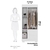 Guarda-Roupa Maya 3 Portas Branco - Acp Móveis - loja online