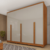 Guarda-Roupa Casal em MDF 6 Portas Tcil Móveis Realeza C/ Pés Cinamomo/Off White