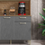 Armário de Cozinha Kit 6 Portas Kits Paraná Gênova Freijo/Gris - Tio Dai Móveis