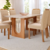 Conjunto de Mesa de Jantar Cimol Valentina 180cm com 6 Cadeiras Paola Wood - Cinamomo/Off White - comprar online
