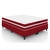 Cama Box Queen (Colchão + Base) Zeus 158x188 Molas Ensacadas Vermelho Bacceto - comprar online